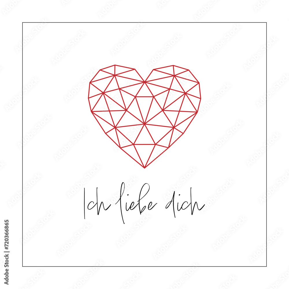 1000 Mal Ich Liebe Dich Zum Kopieren Ich liebe dich - Schriftzug in deutscher Sprache. Quadratische