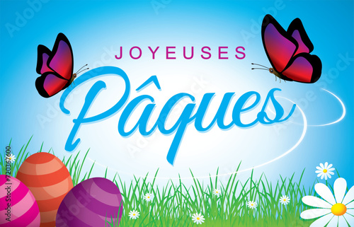 PAQUES VERSION 2 - Illustration vectorielle