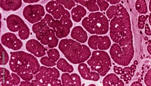 Pink tissue with white spots