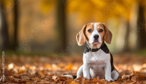 beagle dog in the park Generative AI © València