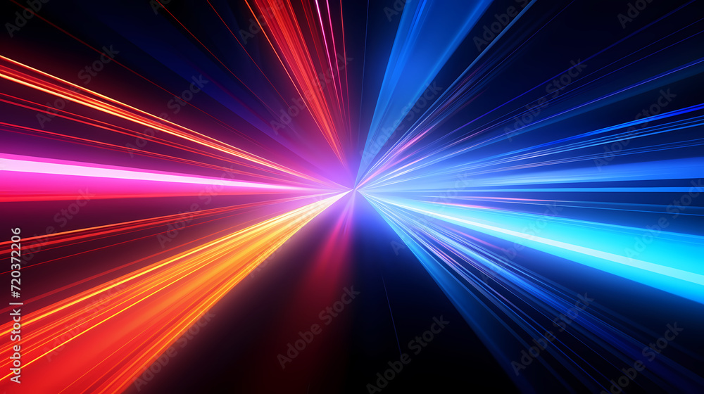 Obraz premium Line glowing motion blur illustration light background, energy neon light, effect bright line glowing motion blur