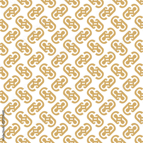seamless ornamental patterns. White and gold pattern for decorative background, fabric & wall decoration