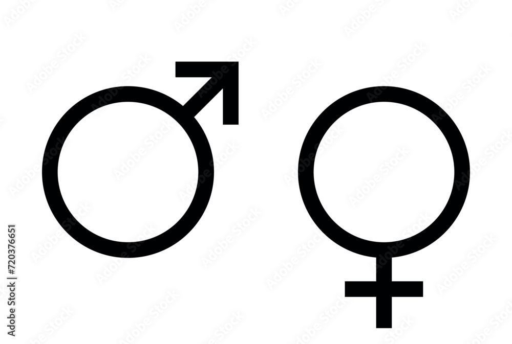 gender symbol icon set - pictogram of male and female sign gender symbol icon set - pictogram of male and female sign