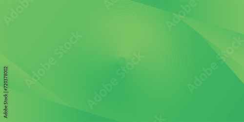 Abstract modern green banner background with diagonal stripes and dot halftone. vector illustration. photo