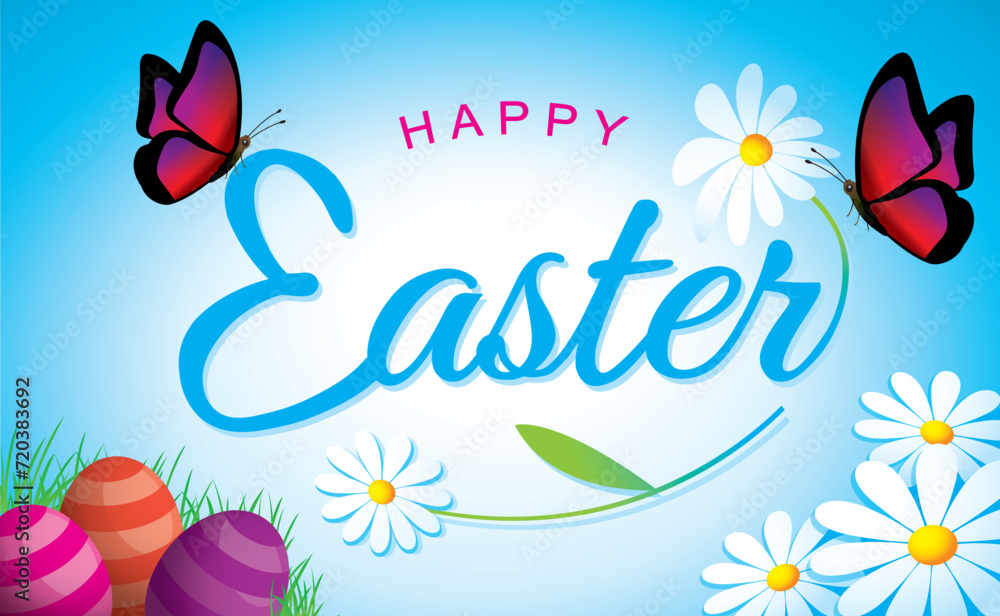 EASTER VERSION 1 - Vector Illustration EASTER VERSION 1 - Vector Illustration
