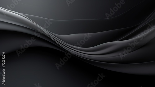 Dark gray abstract background, evoking depth and mystery, suitable for artistic projects and modern design. © AlexRillos