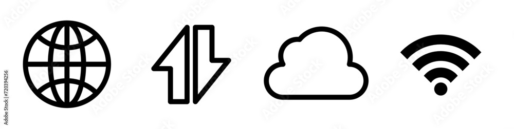 internet icon set internet icon set