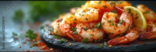  shrimps ,Fresh hot grilled shrimp skewers on the grill,Cajun Shrimp,skewers photo