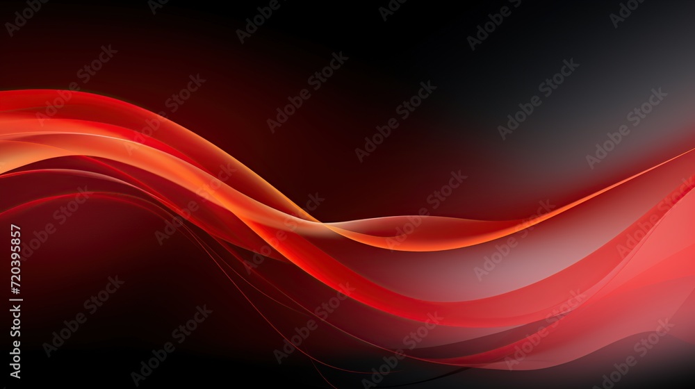 Naklejka premium A vibrant red abstract background captivates with its dynamic energy, providing a bold and passionate foundation for creative endeavors.