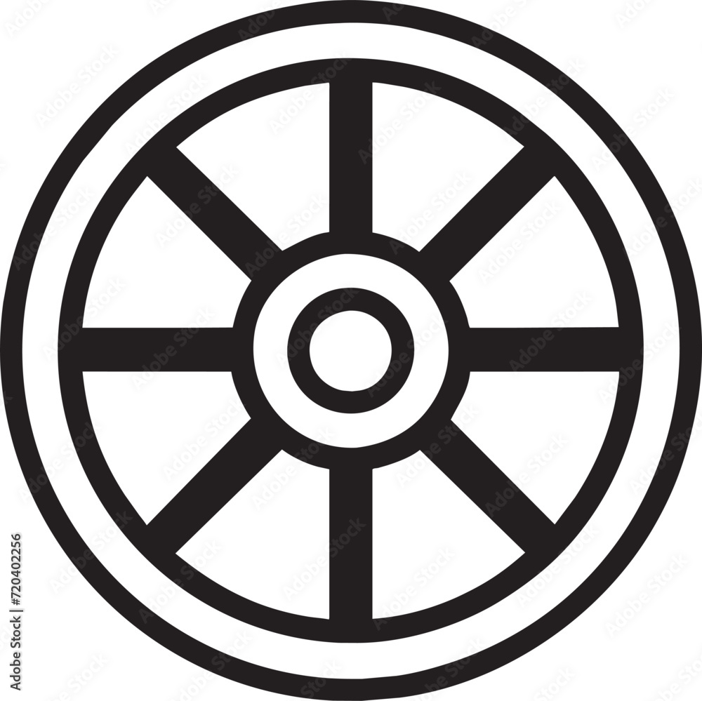 Obraz premium circle shape, icon