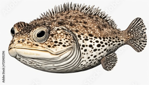 A large spotted fish with a big mouth