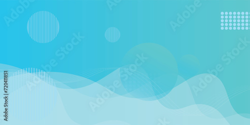 Modern banner background. full color, bright blue green gradation