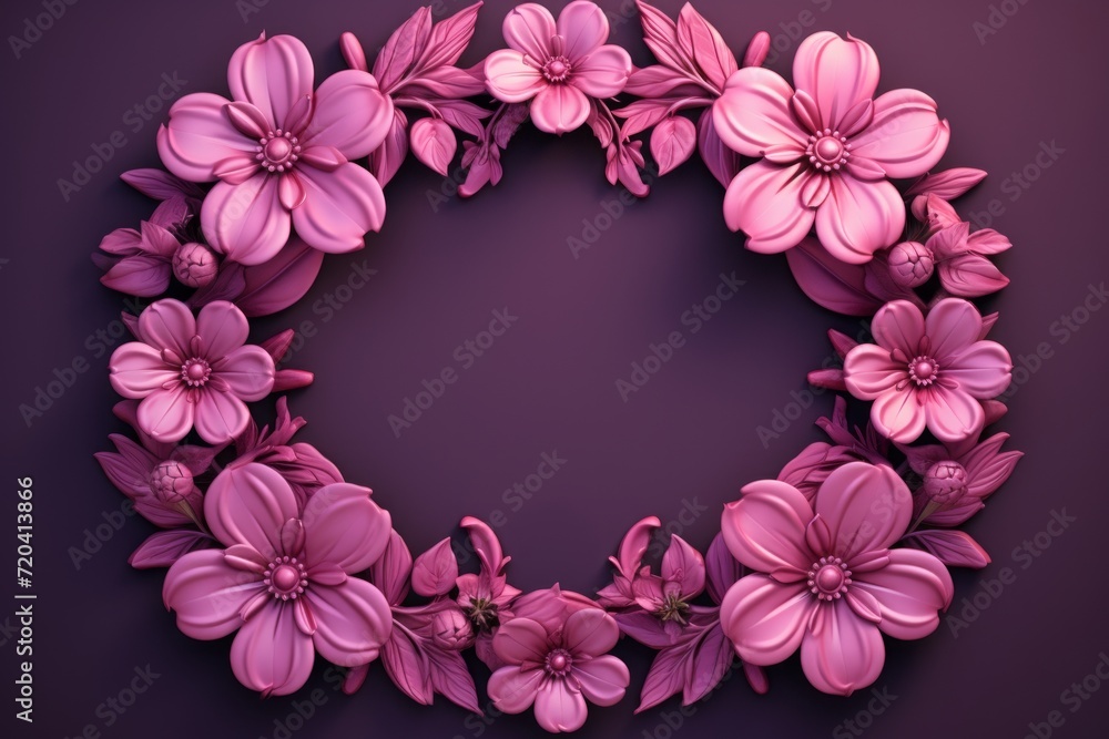 Women's day sales banner with flowers background. 8 march mockup