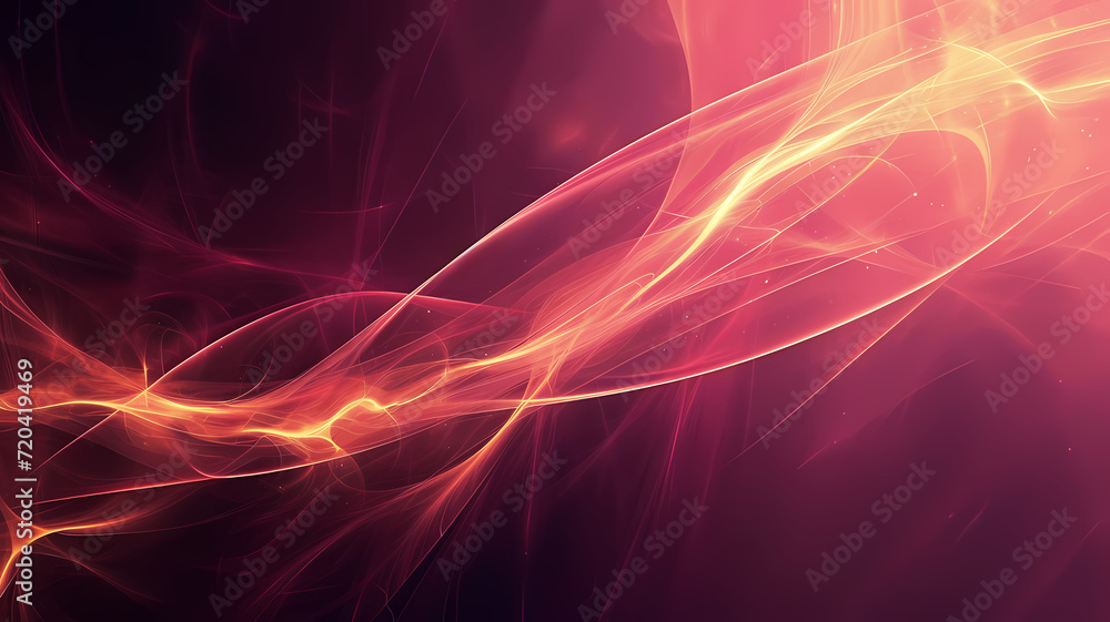 Abstract Vibrant Purple and Red Smoke Waves on Dark Background Abstract Vibrant Purple and Red Smoke Waves on Dark Background