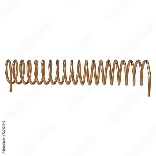фотографія Realistic rendering of Solenoid Coil Electronics parts
