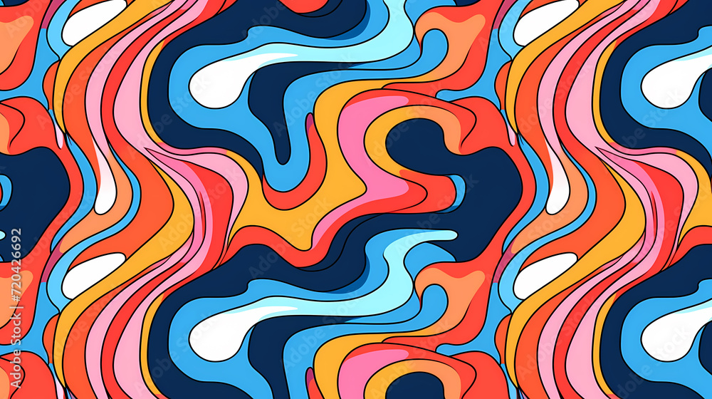 Abstract seamless doodle background, artistic background Abstract seamless doodle background, artistic background