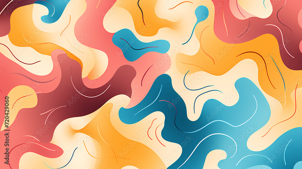 Abstract seamless doodle background, artistic background Abstract seamless doodle background, artistic background