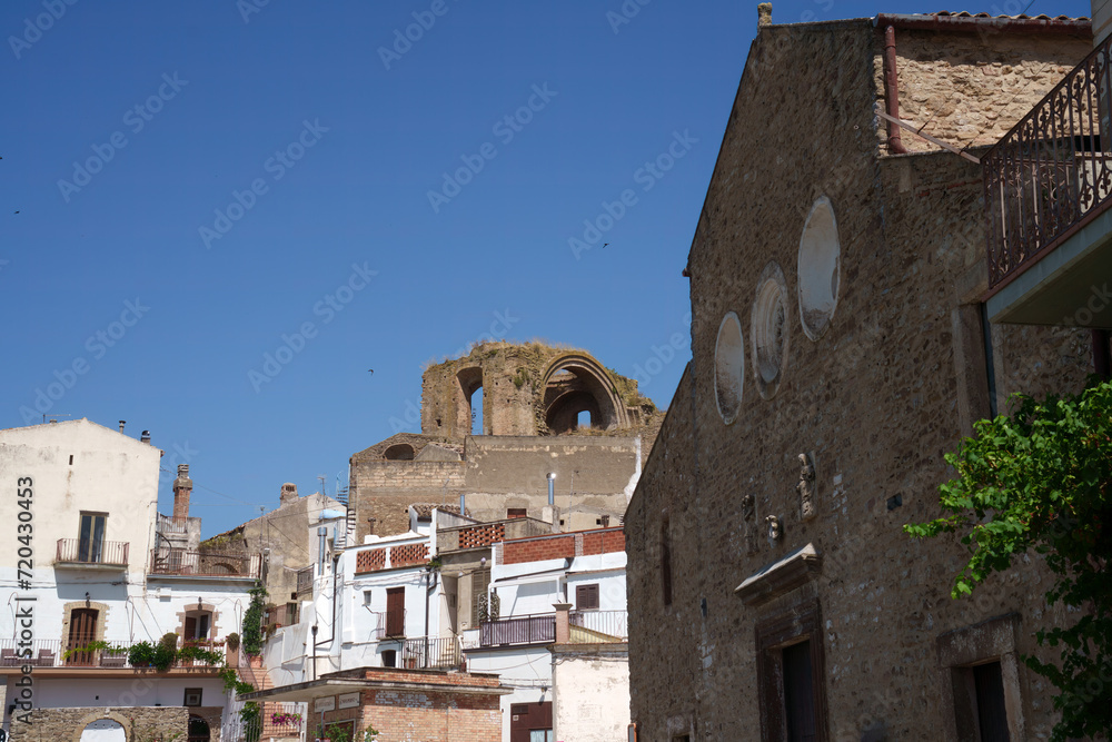 Grottole, old town in Basilicata, Italy
