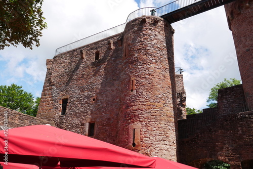 Burg Montclair bei der Saarschleife photo