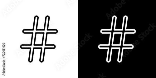 シンプルなハッシュタグアイコン