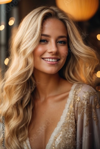 portrait of a blondie woman © Digital AI Vault