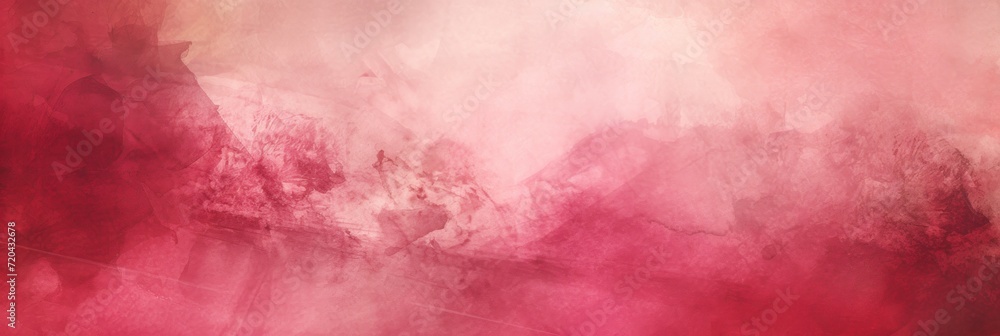 Ruby watercolor abstract painted background