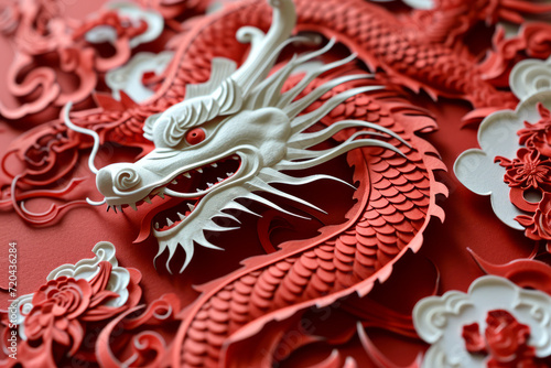 Chinese new year dragon. Year of the dragon celebration