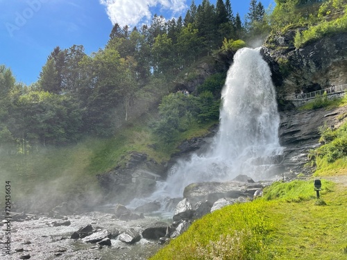 Steinsdalsfossen Waterfall - Norheimsund - Norway