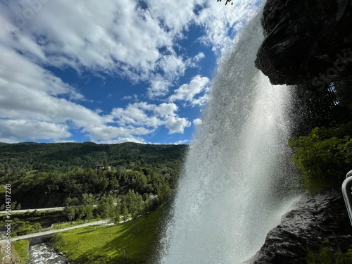 Steinsdalsfossen Waterfall - Norheimsund - Norway photo