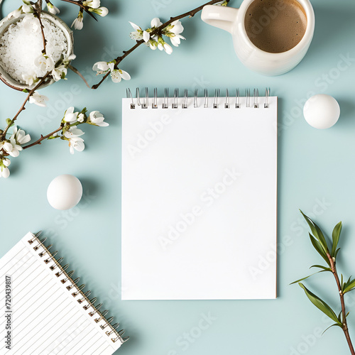paper and coffee