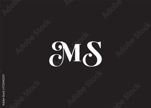 MS LETTR LOGO DESIGN AND INITIAL LOGO photo