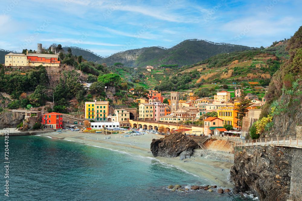 Monterosso, Italy in the Cinque Terre Region on the Mediterranean Sea