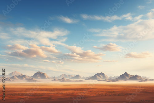 desert plains with hills © Dipta