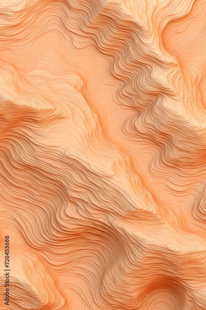 Terrain map peach contours trails, image grid geographic relief topographic contour line maps