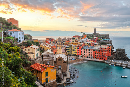 Vernazza, La Spezia, Liguria, Italy in the Cinque Terre Region photo
