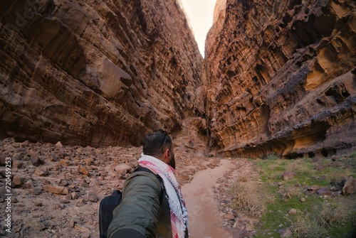 They say that canyon is where Lawrence of Arabia took refuge photo