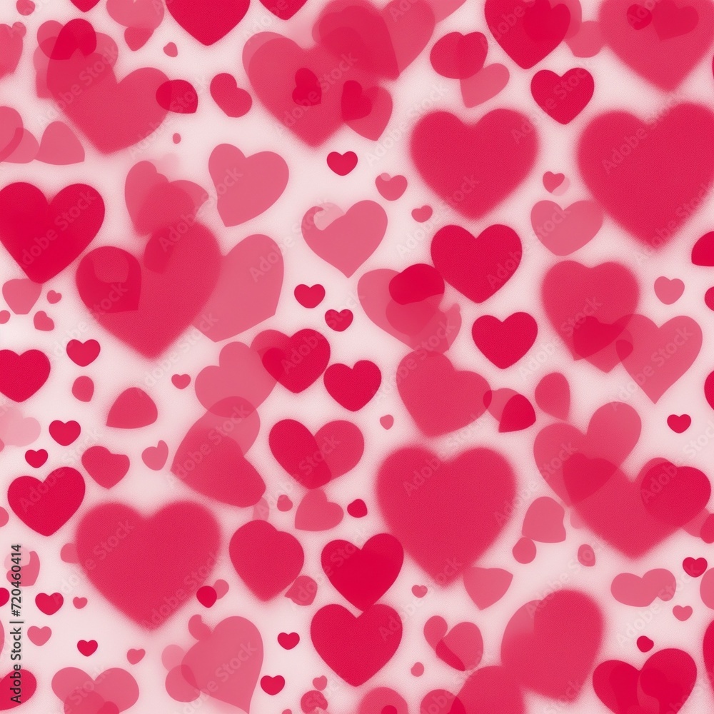 Valentine Wallpaper, Generative Ai, pink heart wallpaper