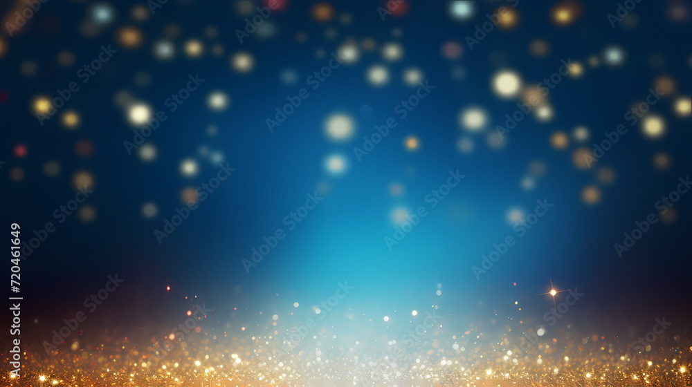 Obraz premium Abstract glitter lights background. Blurred bokeh effect