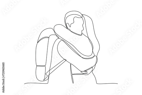 Continuous one line drawing You Have Arrived concept. Doodle vector illustration.