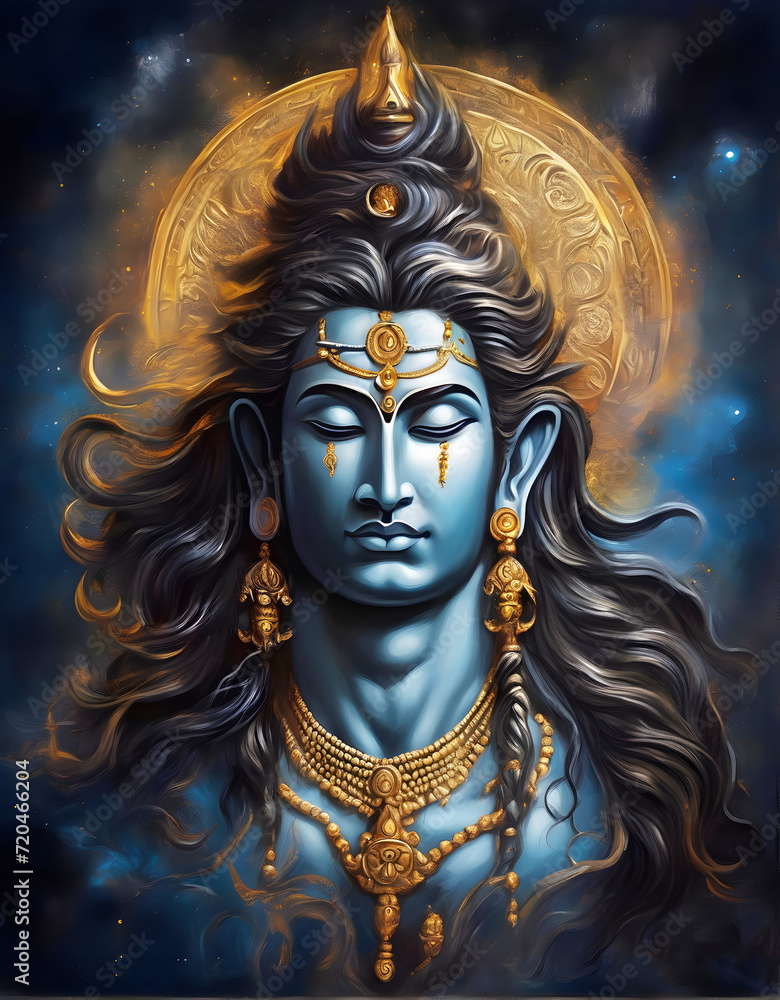 The creation of Lord Shiva for the joyous celebration of Maha Shivaratri, a Hindu festival.
The creation of Lord Shiva for the joyous celebration of Maha Shivaratri, a Hindu festival.