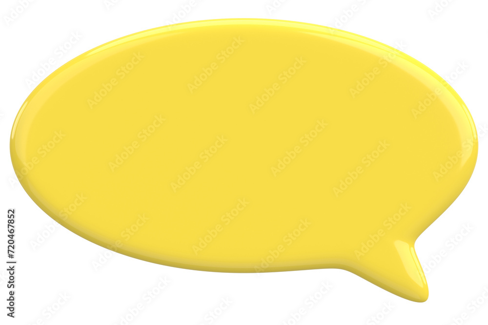 Speech Bubble. Text Box. 3D Illustration. Speech Bubble. Text Box. 3D Illustration.