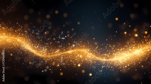 Featuring stunning soft bokeh lights and shiny elements. Abstract festive and new year background