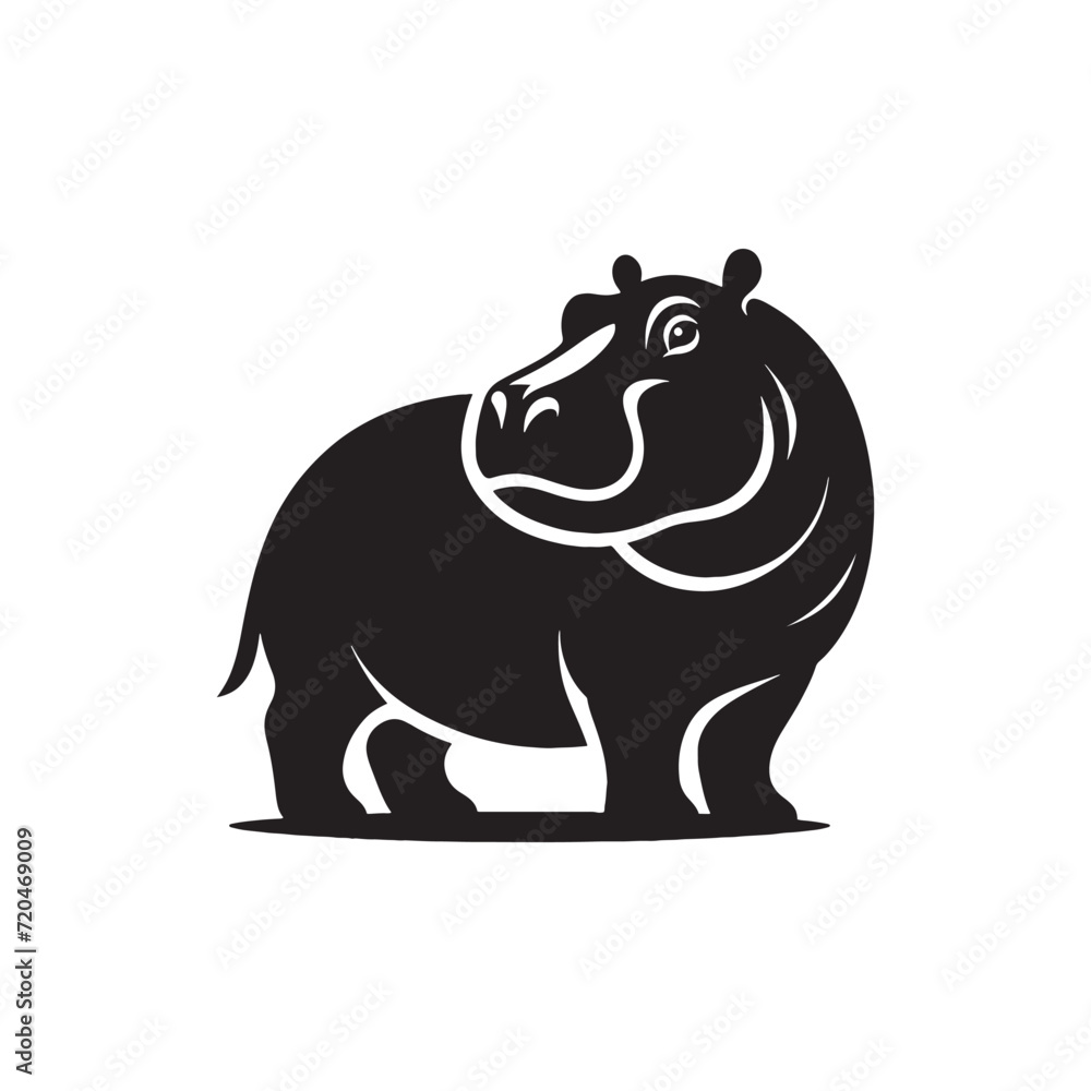 Regal Hippo Prowess: Silhouettes Depicting the Majestic and Powerful Stature of Hippopotamuses - Animal Vector - Hippo Illustration - Hippopotamus Silhouette
Regal Hippo Prowess: Silhouettes Depicting the Majestic and Powerful Stature of Hippopotamuses - Animal Vector - Hippo Illustration - Hippopotamus Silhouette