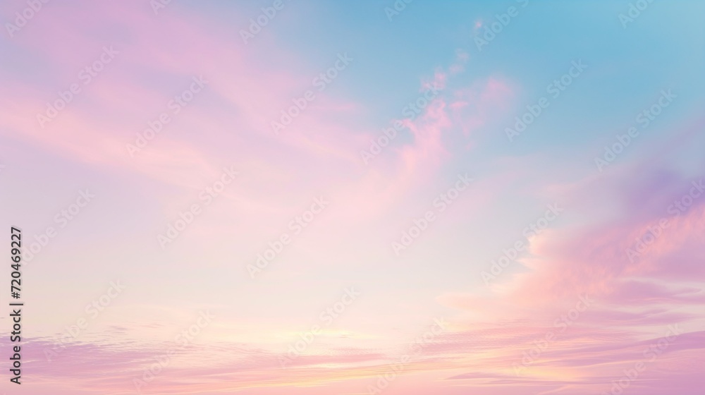 Tranquil Dusk: Pastel Twilight Clouds for Peaceful Backdrops