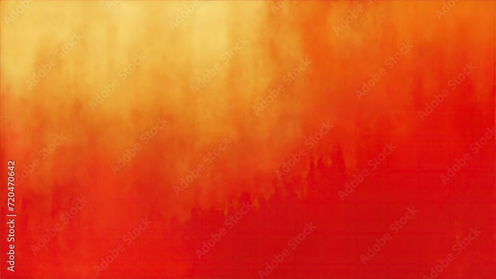 Abstract Red and gold painting background, brush texture, gold texture