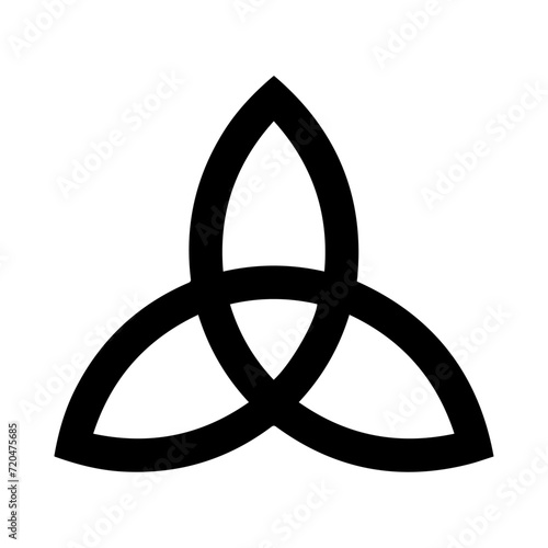 Triquetra Icon. Vector illustration