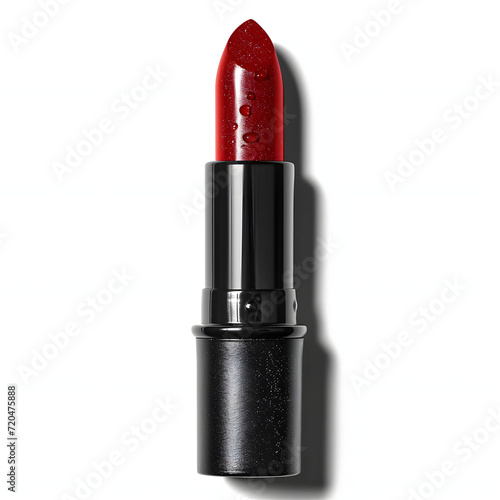 Lipstick isolated on white background, vintage, png
 photo