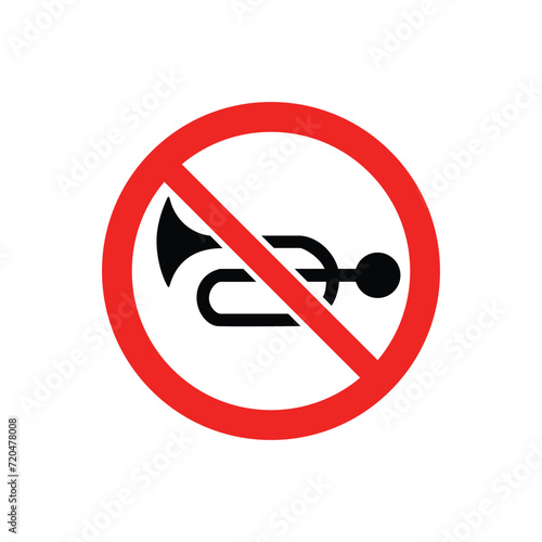Road signs. Excessive noise prohibited.