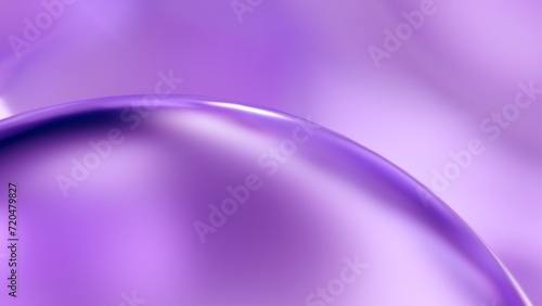 Essential cosmetic oil bubbles floating in water. Purple liquid sphere shaped  fluid flow background. Moisturizing hydrating collagen cream. Skin care serum beauty care vitamin concept 3d illustration