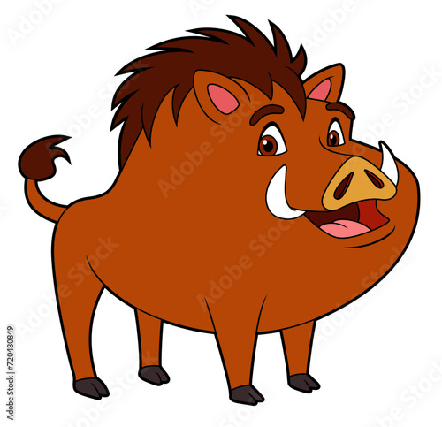 boar cartoon character
